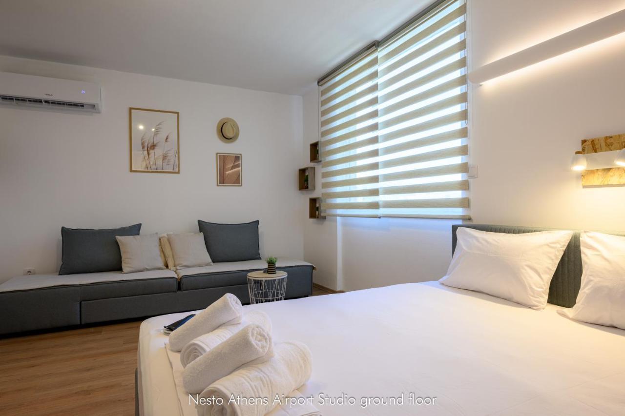 Nesto Athens Airport Zen Apartment Spata  Luaran gambar