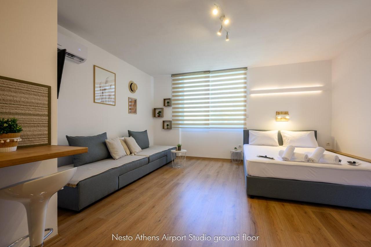 Nesto Athens Airport Zen Apartment Spata  Luaran gambar