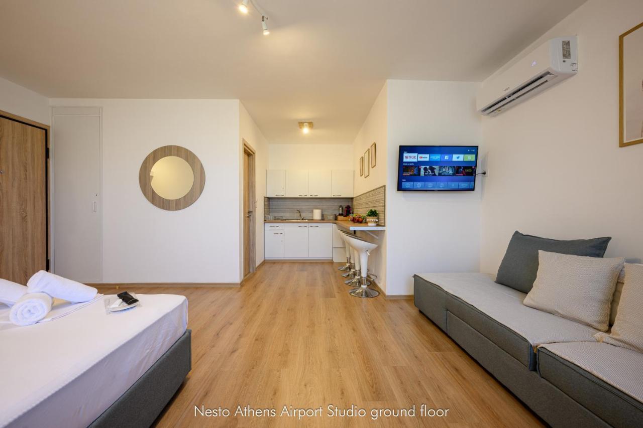 Nesto Athens Airport Zen Apartment Spata  Luaran gambar