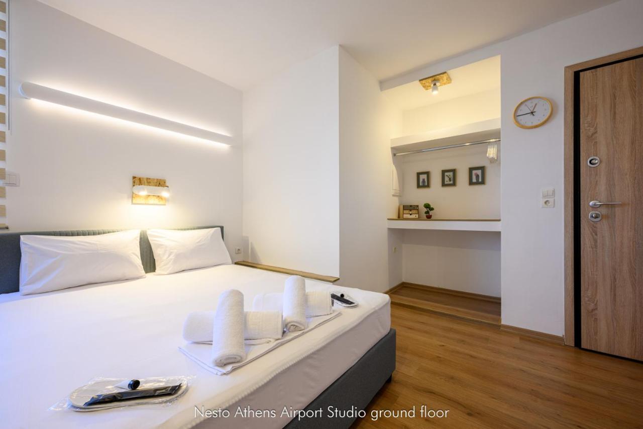 Nesto Athens Airport Zen Apartment Spata  Luaran gambar