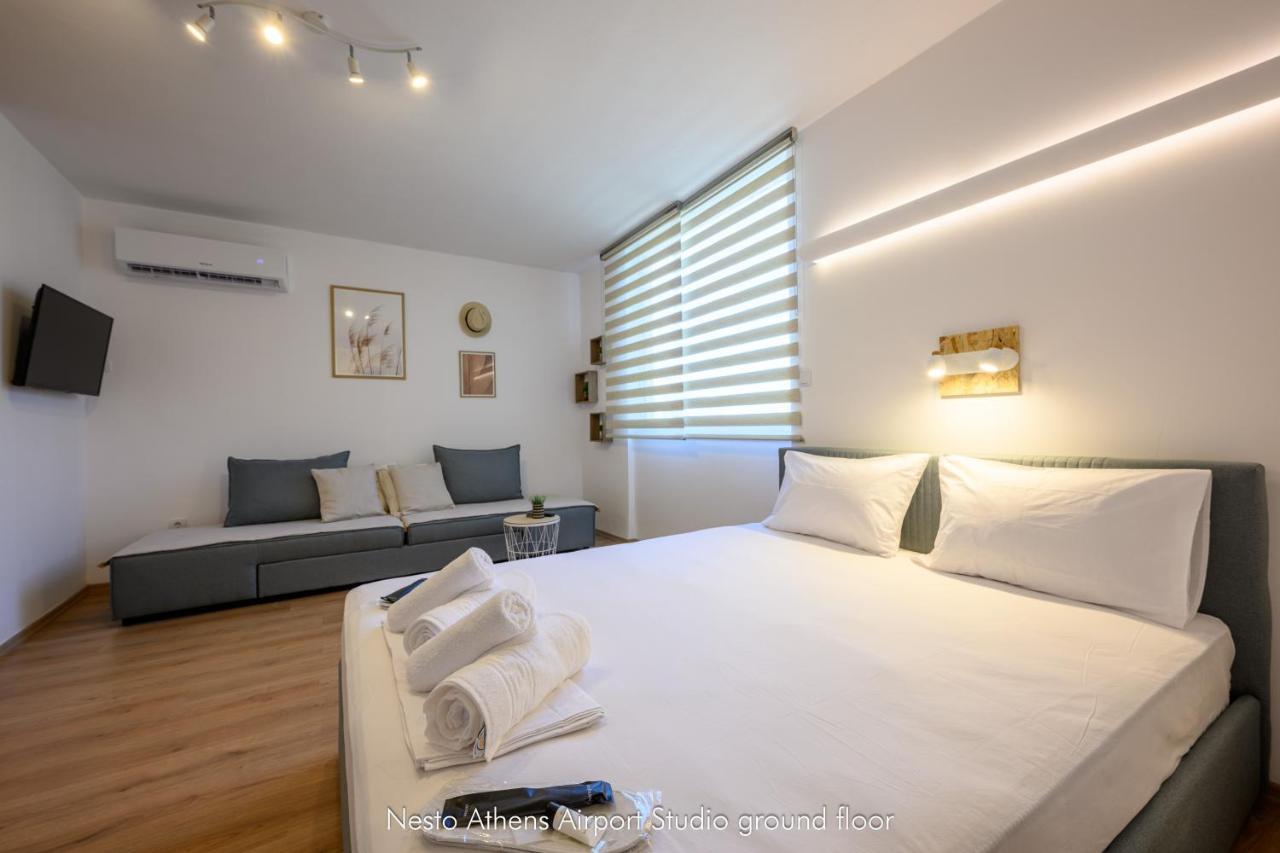 Nesto Athens Airport Zen Apartment Spata  Luaran gambar