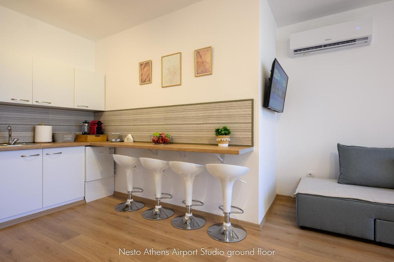Nesto Athens Airport Zen Apartment Spata  Luaran gambar